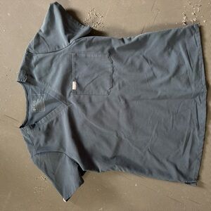 Figs Women’s V-Neck Scrub Top - Navy Blue